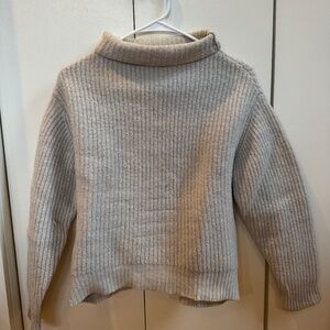 Wilfred Free Aritzia Size 100% Wool Cropped Turtleneck Harper | Size M